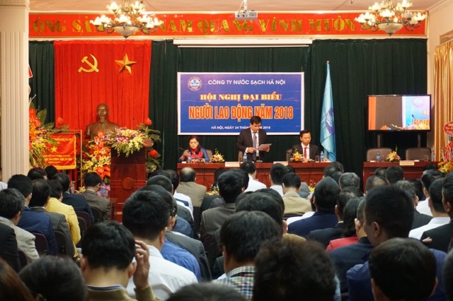 Hội nghị người lao động Công ty Nước sạch Hà Nội năm 2018