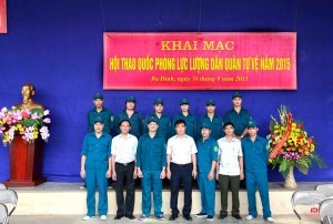 Hội thao Quốc phòng Lực lượng Dân quân – Tự vệ quận Ba Đình năm 2015