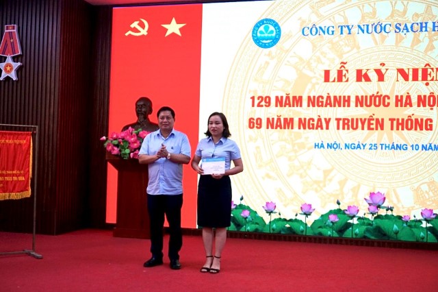 Lễ kỷ niệm 129 năm ngành nước Hà Nội (1894 – 2023), 69 năm ngày truyền thống Công ty Nước sạch Hà Nội (25/10/1954 – 25/10/2023)