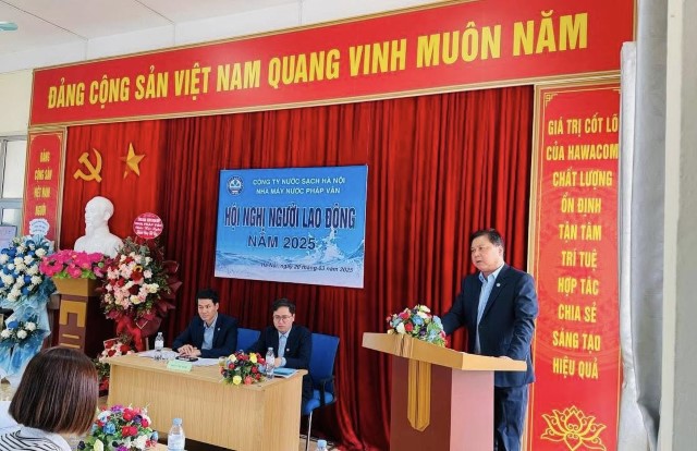Hội nghị người lao động cấp đơn vị Công ty Nước sạch Hà Nội năm 2025