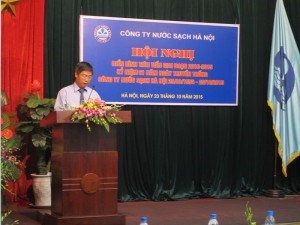 Hội nghị điển hình tiên tiến giai đoạn 2010 – 2015 Kỷ niệm 61 năm ngày truyền thống Công ty Nước sạch Hà Nội 25/10/1954 – 25/10/2015