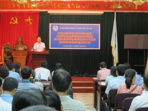 Công ty NSHN tổ chức học tập, nghiên cứu quán triệt và tổ chức thực hiện Nghị quyết Đại hội đại biểu lần thứ XVI Thành phố Hà Nội; Tuyên truyền cuộc bầu cử Đại biểu Quốc hội khóa XIV và Đại biểu Hội đồng nhân dân các cấp nhiệm kỳ 2016 – 2021.