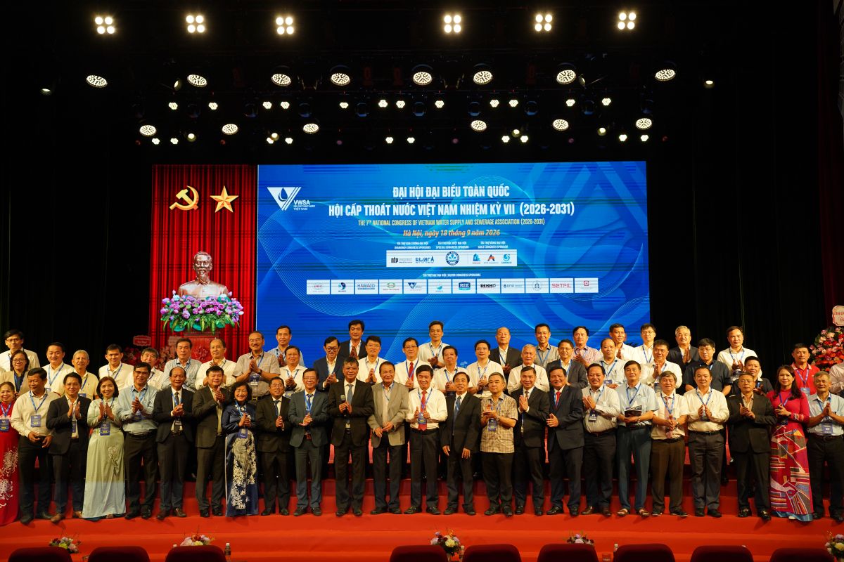 Đại hội đại biểu toàn quốc Hội Cấp Thoát nước Việt Nam lần thứ VII, nhiệm kỳ 2026–2031